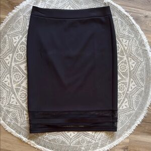 Elegant Black Pencil Skirt